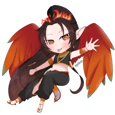 Chibi-Zeichnung von Mori