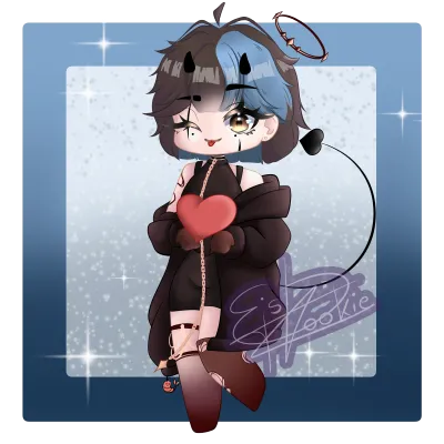 Fanart | Dankeschön-Chibi von Salty