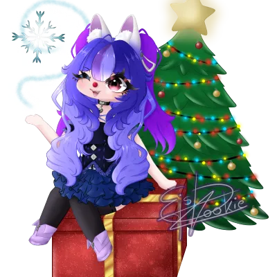 Weihnachts-Chibi von BlackieVT